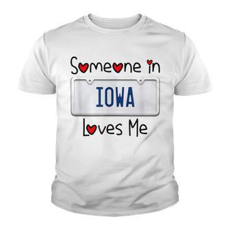 Someone In Iowa Loves Me Youth T-shirt - Thegiftio UK