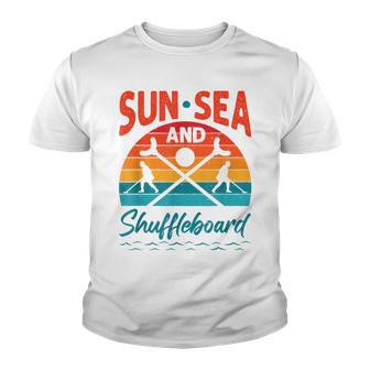 Sun Sea And Shuffleboard Cruise Ship Vacation Youth T-shirt - Thegiftio UK
