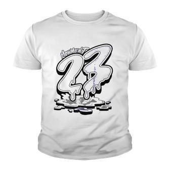 Tee To Match Jd 11 Low Pure Violet Dripping Number 23 Youth T-shirt | Mazezy