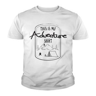This Is My Adventure - Camping Youth T-shirt - Thegiftio UK