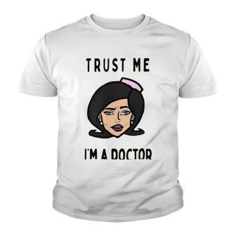 Trust Me Im A Dogtor Doctor Dog 672 Shirt Youth T-shirt | Favorety CA