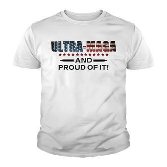 Ultra Maga And Proud Of It Antibiden Youth T-shirt - Monsterry