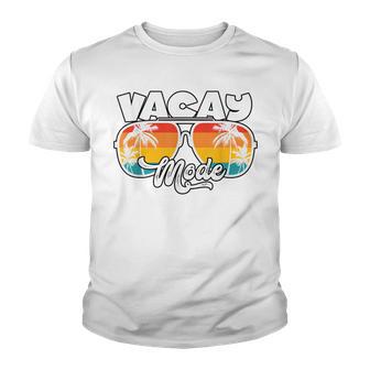 Vacay Mode Cute Vacation Summer Cruise Getaway Awesome Youth T-shirt - Thegiftio UK