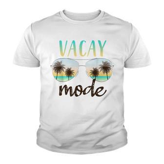 Vacay Mode Cute Vacation Summer Cruise Getaway V4 Youth T-shirt - Thegiftio UK
