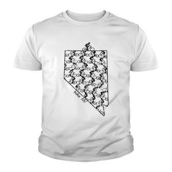 Vintage Bike Riding Nevada Cycling Mountain Biking Youth T-shirt - Thegiftio UK