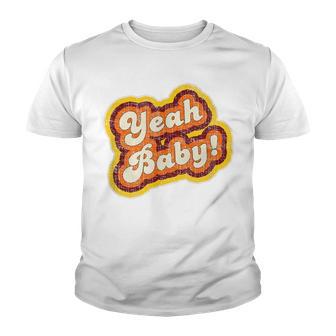 Yeah Baby Vintage 1970S Distressed Youth T-shirt - Thegiftio UK