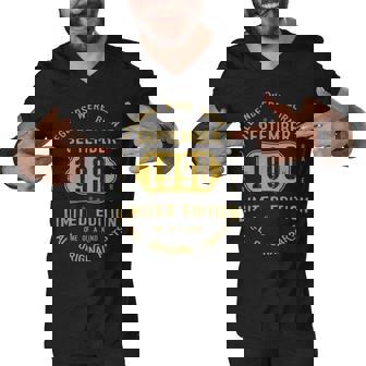 1990 September Birthday Gift 1990 September Limited Edition Men V-Neck Tshirt | Seseable CA