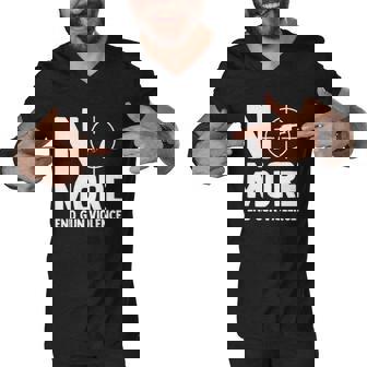 Anti Guns No More End Gun Violence Gun Control Support Men V-Neck Tshirt | Mazezy