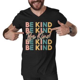 Be Kind For Women Kids Be Cool Be Kind Men V-Neck Tshirt - Seseable