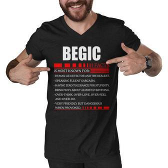 Begic Fact Fact T Shirt Begic Shirt For Begic Fact Men V-Neck Tshirt - Seseable