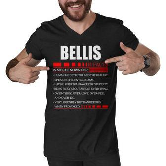 Bellis Fact Fact T Shirt Bellis Shirt For Bellis Fact Men V-Neck Tshirt - Seseable