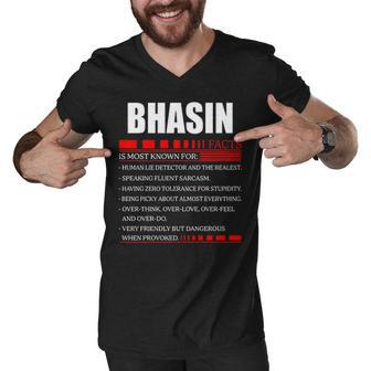 Bhasin Fact Fact T Shirt Bhasin Shirt For Bhasin Fact Men V-Neck Tshirt - Seseable