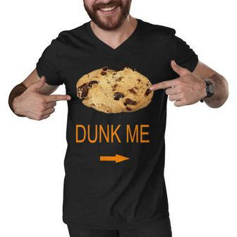 Chocolate Chip Cookie Lazy Halloween Costumes Match Men V-Neck Tshirt - Seseable
