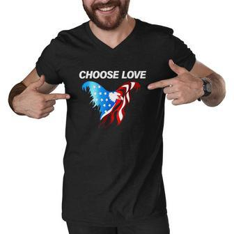 Choose Love Eagle Bills Buffalo Strong Pray For Buffalo Men V-Neck Tshirt | Mazezy