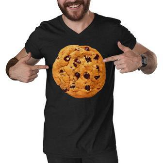 Cookie Last Minute Halloween Funny Matching Costume V2 Men V-Neck Tshirt - Seseable