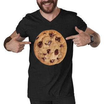 Cookie Last Minute Halloween Funny Matching Costume V3 Men V-Neck Tshirt - Seseable