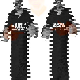 Dadcula Dracula Monster Halloween Costume Men V-Neck Tshirt | Mazezy