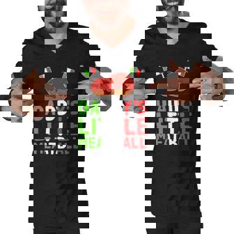 Daddys Little Meatball Proud Italian Pride Italy Men V-Neck Tshirt | Mazezy