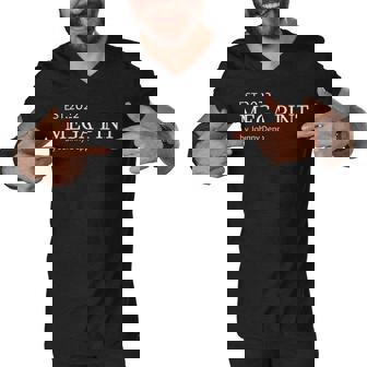 Est 2022 Mega Pint For Johnny Men V-Neck Tshirt - Monsterry
