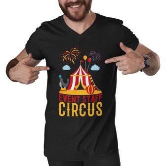 Even Staff Circus Men V-Neck Tshirt | Favorety DE