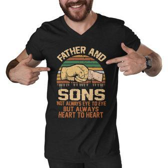 Father Grandpa And Sons Best Friends For Life327 Family Dad Men V-Neck Tshirt - Monsterry CA