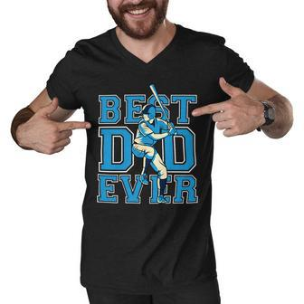 Father Grandpa Best Dad Everbirthday Or S Dayidea131 Family Dad Men V-Neck Tshirt - Monsterry