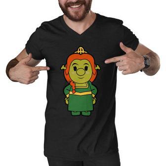 Fiona Chibi Men V-Neck Tshirt | Favorety AU