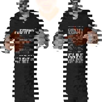 Flying Airplane Gift Check Out My Six Pack Funny Pilot Men V-Neck Tshirt | Mazezy