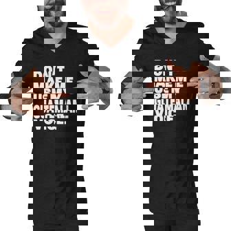 Funny Guatemala Use My Guatemalan Voice Men V-Neck Tshirt | Mazezy