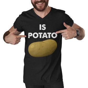 Funny Potato Men V-Neck Tshirt | Favorety CA