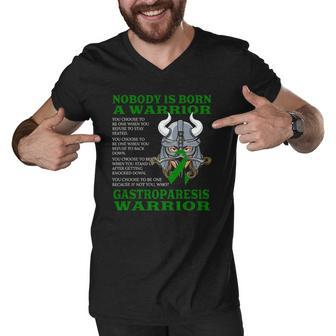 Gastroparesis Awareness Gastroparesis Warrior Men V-Neck Tshirt | Mazezy AU