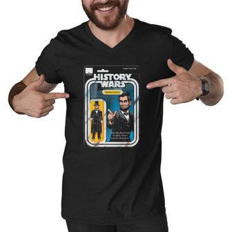 History Wars Abraham Lincoln Abe Lincoln Men V-Neck Tshirt | Mazezy