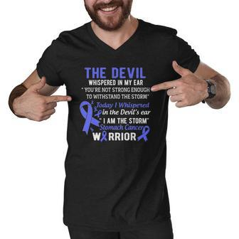 I Am The Storm Stomach Cancer Warrior Men V-Neck Tshirt | Mazezy