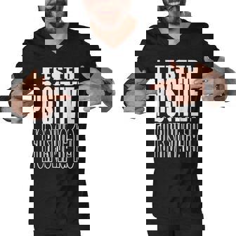 I Tested Positive For Swag-19 Men V-Neck Tshirt | Mazezy