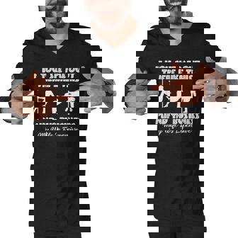 If You See Me Out There Like This Funny Fat Guy Man Husband Men V-Neck Tshirt | Mazezy