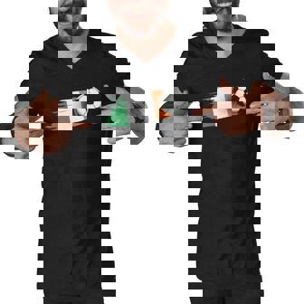 Ireland Flag Jersey Ireland Soccer Team Ireland Men V-Neck Tshirt | Mazezy