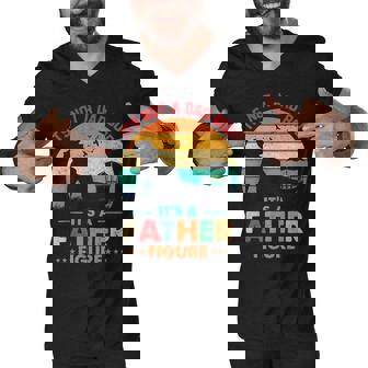 Its Not A Dad Bod Its A Father Figure Fathers Day Dad Jokes Men V-Neck Tshirt | Mazezy