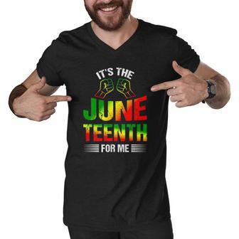 Its The Juneteenth For Me Free-Ish Since 1865 Independence Men V-Neck Tshirt | Mazezy