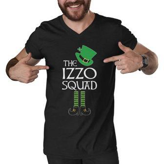 Izzo Name Gift The Izzo Squad Leprechaun Men V-Neck Tshirt - Seseable