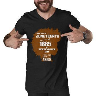 Juneteenth Woman Tshirt Men V-Neck Tshirt - Monsterry CA