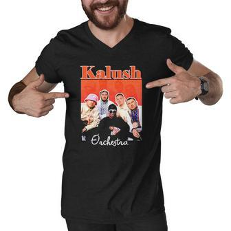 Kalush Orchestra Stefania Eurovision 2022 Music Band Men V-Neck Tshirt | Mazezy