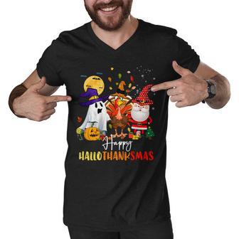 Lover Halloween Merry Christmas Happy 14 Shirt Men V-Neck Tshirt | Favorety DE