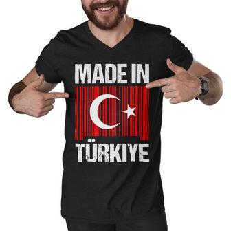 Made In Turkey Flag Turkish 8 Shirt Men V-Neck Tshirt | Favorety UK