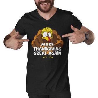 Make Thanksgiving Great Again 908 Shirt Men V-Neck Tshirt | Favorety CA