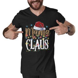 Mama Nana Claus Christmas Pajamas 505 Shirt Men V-Neck Tshirt | Favorety CA