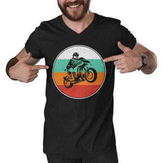 Motorcycle Racing Motorcycle Biker 484 Shirt Men V-Neck Tshirt | Favorety UK