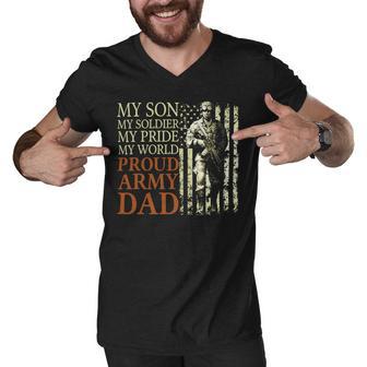 My Son My Soldier My Pride My World 696 Shirt Men V-Neck Tshirt | Favorety DE