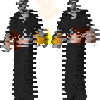 New King Crown Royalty Gift Men V-Neck Tshirt | Mazezy