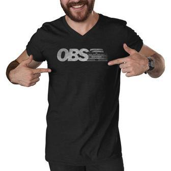 Obs Old Body Style 1960S Truck Low Vintage Style Tee Men V-Neck Tshirt | Mazezy