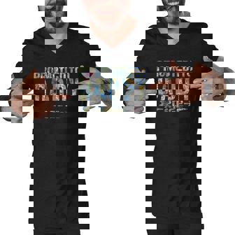 Promoted To Daddy Est 2022 First Time Dad Gifts To Be Daddy Men V-Neck Tshirt | Mazezy